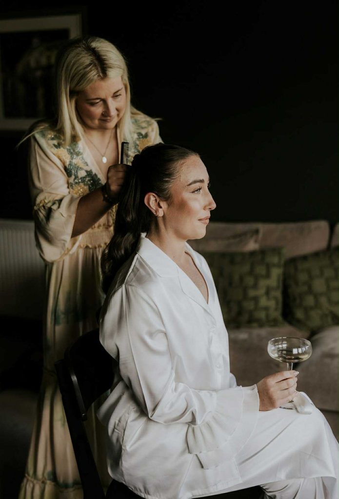 Elegant Bridal hair and makeup glasgow